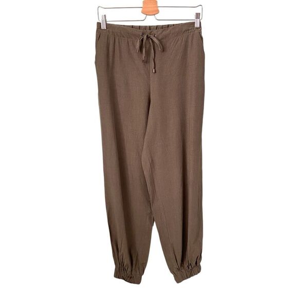 Zara Drawstring Jogger Pants in Olive Green in Size XS - Picture 1 of 8